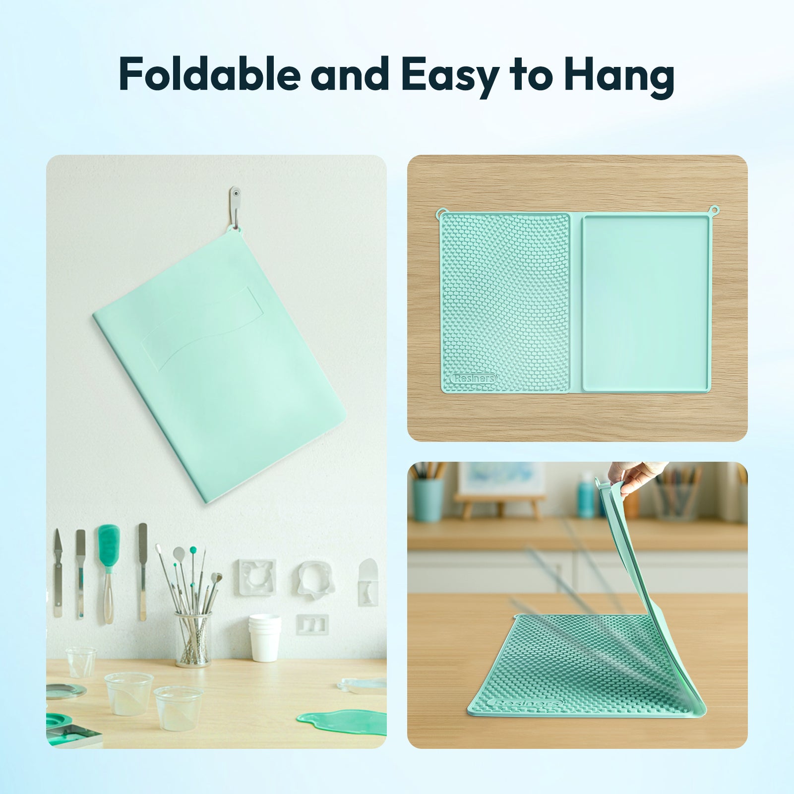 Resiners Dual-Zone Silicone Mat-Smarter Resin Crafting