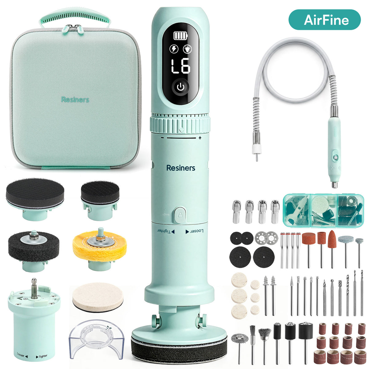 Resiners AirFine Cordless Sander & Polisher