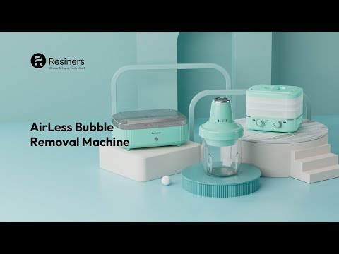 Resiners Resin Bubble Remover, Quickly Remove 99% Bubble Within 9 Mins,  Vacuum Degassing Chamber, Compact Size Epoxy Resin Airless Machine For Arts