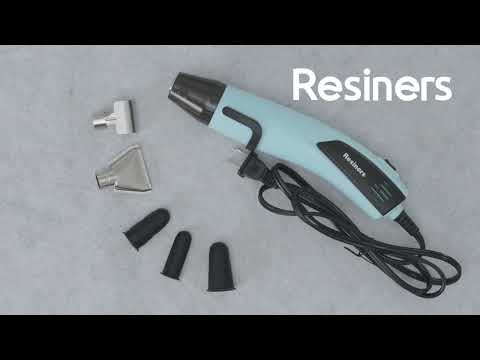 DIAFIELD Mini Heat Gun, 302-842 Heat Gun for Crafts DIY Acrylic Resin Craft, Drying Paint Embossing, Shrink Wrapping, Black