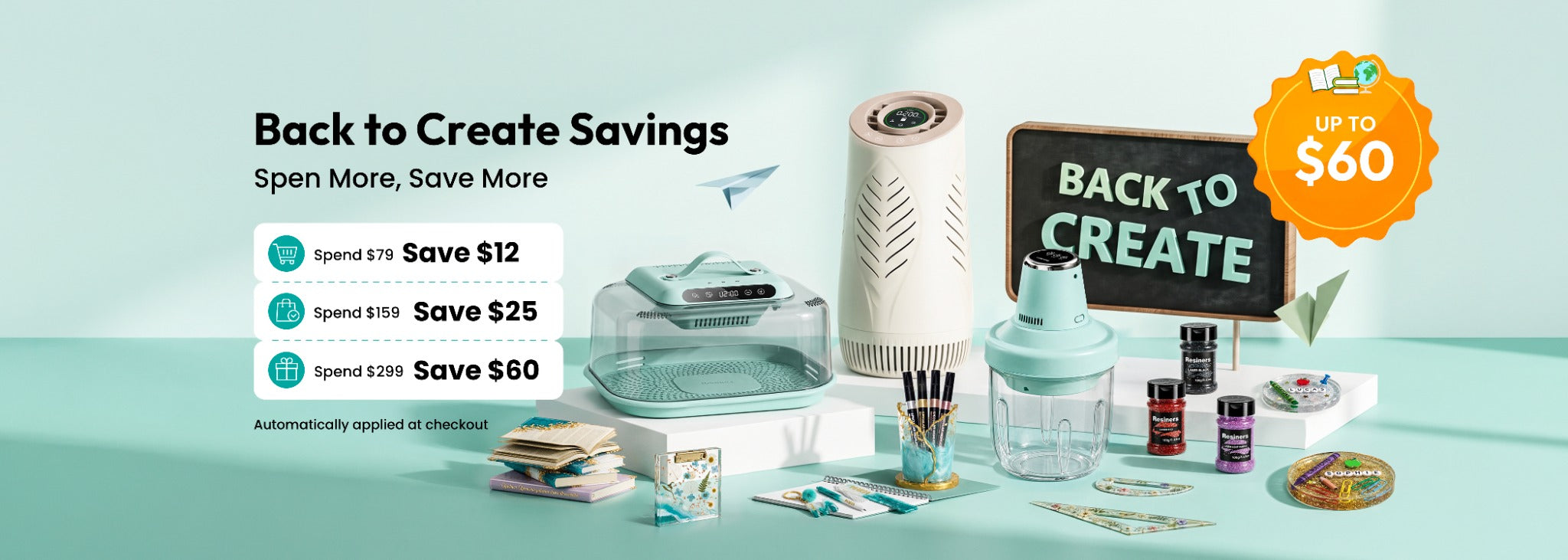 RESINERS Back to Create savings event